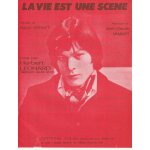 Rare partition herbert leonard la vie est une scene ralph bernet / jean claude vannier