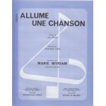 Rare partition marie myriam allume une chanson joe gracy jean paul cara