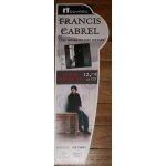 Rare plv 80x27cm a suspendre souple imprimee recto verso francis cabrel des roses et des orties