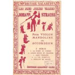 Recueil salabert n59 - 5 valses de strauss pour violon ou mandoline ou accord�on - 1932