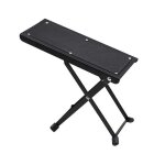 Repose - pieds pliant antidrapant pour guitare en mtal 1 pc, hauteur rglable a 4 niveaux