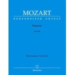 Requiem kv 626 klavierauszug - soli (satb), gemischter chor (satb) und klavier