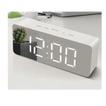 R�veil led horloge digital r�veil matin num�rique temp�rature lcd silencieux avec veilleuse snooze fonction ...