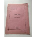 Robert suter - sonatine pour clarinette et piano - ed. henn