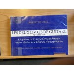 Robert de vis�e les deux livres de guitare partition transatlantiques 1999
