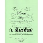 Rondo allegro de louis mayeur pour 2 saxophones