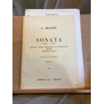 Rossini sonate pour cordes n3 a. casella partition et mat�riel ed. carisch