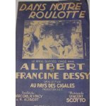Dans notre roulotte - créée par alibert dans le film au pays des cigales 1945 Dans notre roulotte - créée par alibert dans le film au pays des cigales 1945