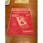 Samba brsilienne (de l'operette 4 jours a paris) chant, piano / vocal, piano / voce, pianoforte / canto, ...