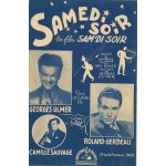 Samedi soir georges ulmer camille sauvage roland gerbeau Samedi soir georges ulmer camille sauvage roland gerbeau