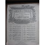 Samson et dalila, partition de c saint saens, n 9, cantabile, extrait du duo. Samson et dalila, partition de c saint saens, n 9, cantabile, extrait du duo.