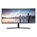 Samsung lc34h890wjuxen ecran pc led incurv� 34 3440 x 1440 4 ms hdmi / dp argent fonc�