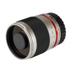 Samyang 300mm f / 6. 3 mirror lens argent (fuji x)
