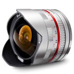 Samyang 8mm f / 2. 8 fish - eye cs ii argent (fuji x)