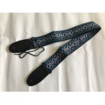 Sangle guitare bleue