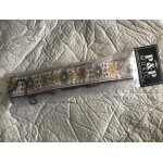 Sangle guitare jacquard blanc / bleu / jaune