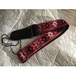 Sangle guitare rouge