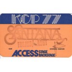 Santana access stage & backstage au concert de santana aux arnes de frjus(83) le 24 aot 1977