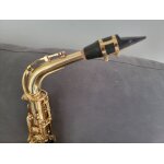 Sax alto yamaha d'tude de haute gamme avec son bec mtal offo link super master toner 6 + son etui