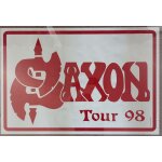 Saxon - tour 98 (tourn�e 1998) - affiche concert - 80x53. 5cm - ( hard - rock - heavy metal)
