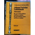 Schickhardt j. c. partitions flûte traversière et basse continue - triosonate zwei altblockfloten und ... Schickhardt j. c. partitions flûte traversière et basse continue - triosonate zwei altblockfloten und ...