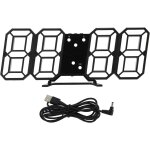 Shiba - rveil numrique  led, horloge numrique  grand cran, affichage lectronique de la date et ...