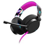 Skullcandy slyr pro casque avec fil arceau gaming noir et violet