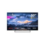 Smart tech tv led 4k uhd 50uv01v - 50 (126 cm) - smart tv vidaa - molotov, netflix, prime vidéo, disney ... Smart tech tv led 4k uhd 50uv01v - 50 (126 cm) - smart tv vidaa - molotov, netflix, prime vidéo, disney ...