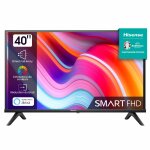 Smart tv led hisense 40a4k 40  1080p