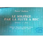 Le solf�ge par la fl�te a bec d�butant 1�re ann�e