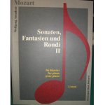 Sonates, fantaisies et rondos de mozart pour piano volume 2 - partition piano