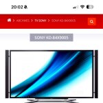 Sony bravia pro kd - 84x9005 - 84