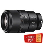 Sony fe 90mm f / 2. 8 macro g oss + guide pdf  20 techniques pour reussir vos photos
