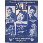 Sophie (michel vaucaire / charles dumont) / partition originale 1959, piano et chant Sophie (michel vaucaire / charles dumont) / partition originale 1959, piano et chant
