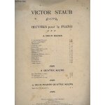 Sous bois - op. 6 - pour piano a deux mains. de staub victor