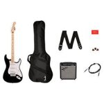 Squier sonic stratocaster pack mn black pack dbutant guitare electrique