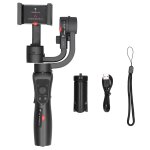 Stabilisateur de cardan portatif s5 à 3 axes, pour enregistrement vidéo de caméra de smartphone, suivi ... Stabilisateur de cardan portatif s5 à 3 axes, pour enregistrement vidéo de caméra de smartphone, suivi ...