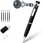 Stylo camra, 1080p stylo camra cache, camra espion avec prise de photos et enregistrement audio, ...