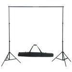 Support de fond photo vidéo réglable 155 - 300 cm professionnel avec sac helloshop26 1802001 / 4 Support de fond photo vidéo réglable 155 - 300 cm professionnel avec sac helloshop26 1802001 / 4