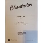 Syracuse salvador harmonisation chorales a 2 voix egales chantador edition fuzeau