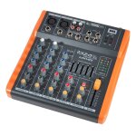 Table de mixage / console 4 canaux - extra compacte - usb - ibiza sound mx401