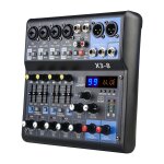 Table de mixage son - 8 canaux - console de mixage - avec 99 dsp effect - dj pro audio mixer avec usb ...