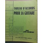 Tableau d'accords pour la guitare par l�o laurent