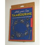 Tambourine kikkerland sans peau 5 symbales - tambourin en bois et metal a creer soi même Tambourine kikkerland sans peau 5 symbales - tambourin en bois et metal a creer soi même
