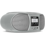 Technisat digitradio 1990 radio - lecteur cd dab + , fm aux, bluetooth, cd, dab + , fm gris