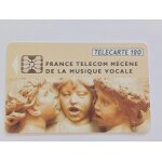 T�l�carte carte t�l�phone - france t�l�com m�c�ne de la musique vocale - 120 u - 10 / 92 puce argent ...