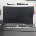 Televiseur incurve 65 pouces barre de son