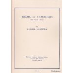 Th�me et variations pour violon et piano