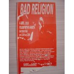 Ticket place concert bad religion - espagne, san sebastian - 4 avril 1998