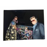 Tirage photo couleurs johnny hallyday & stevie wonder , 1993 Tirage photo couleurs johnny hallyday & stevie wonder , 1993
